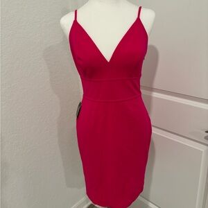 Express hot pink dress NWT